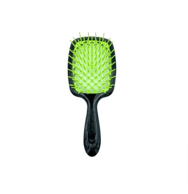 Розчіска-для-волосся-Janeke-Superbrush-чорна-з-зеленим-skin-beauty-com-ua